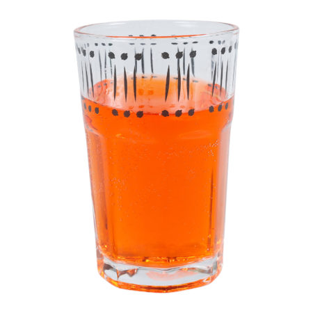 ποτήρι με πορτοκαλάδα terra rosa